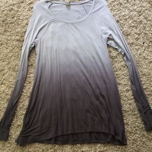 Grey Ombré Long Sleeve